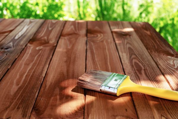 Patio Floor Staining in Boise